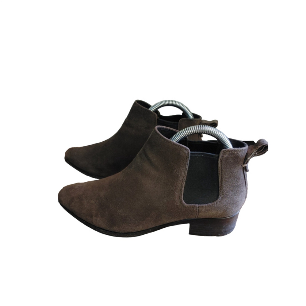 Coach Suffolk Suede Ankle Booties Size 7.5 B